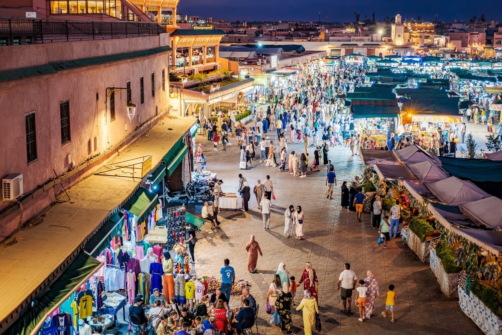 Piața Jemaa el-Fnaa Marrakech